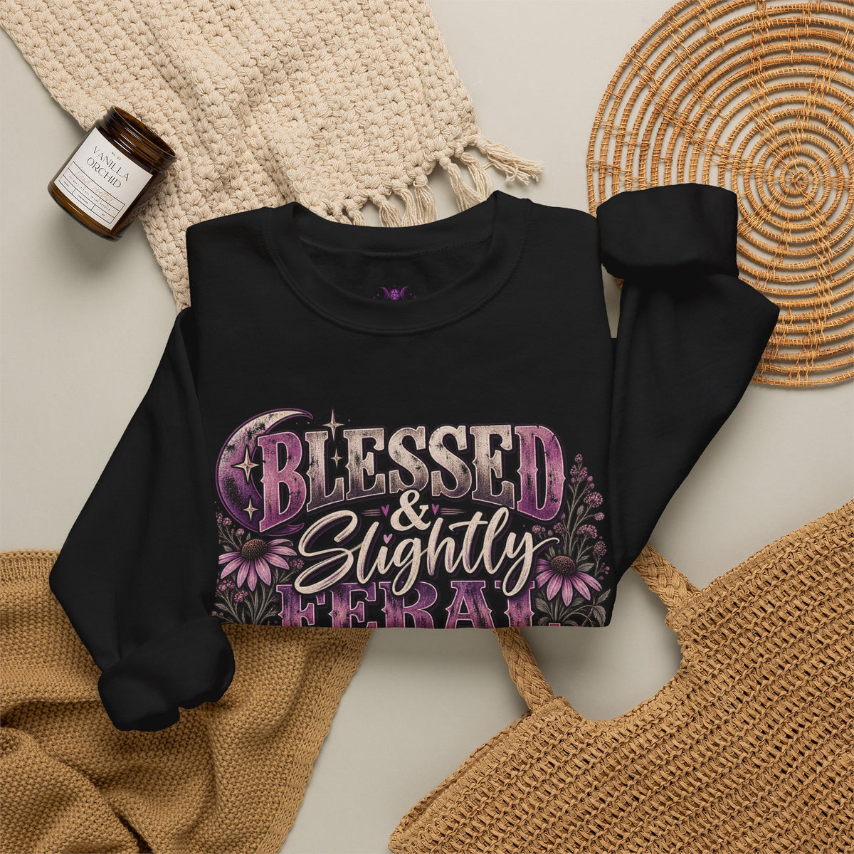 Blessed & Slightly Feral Sweatshirt