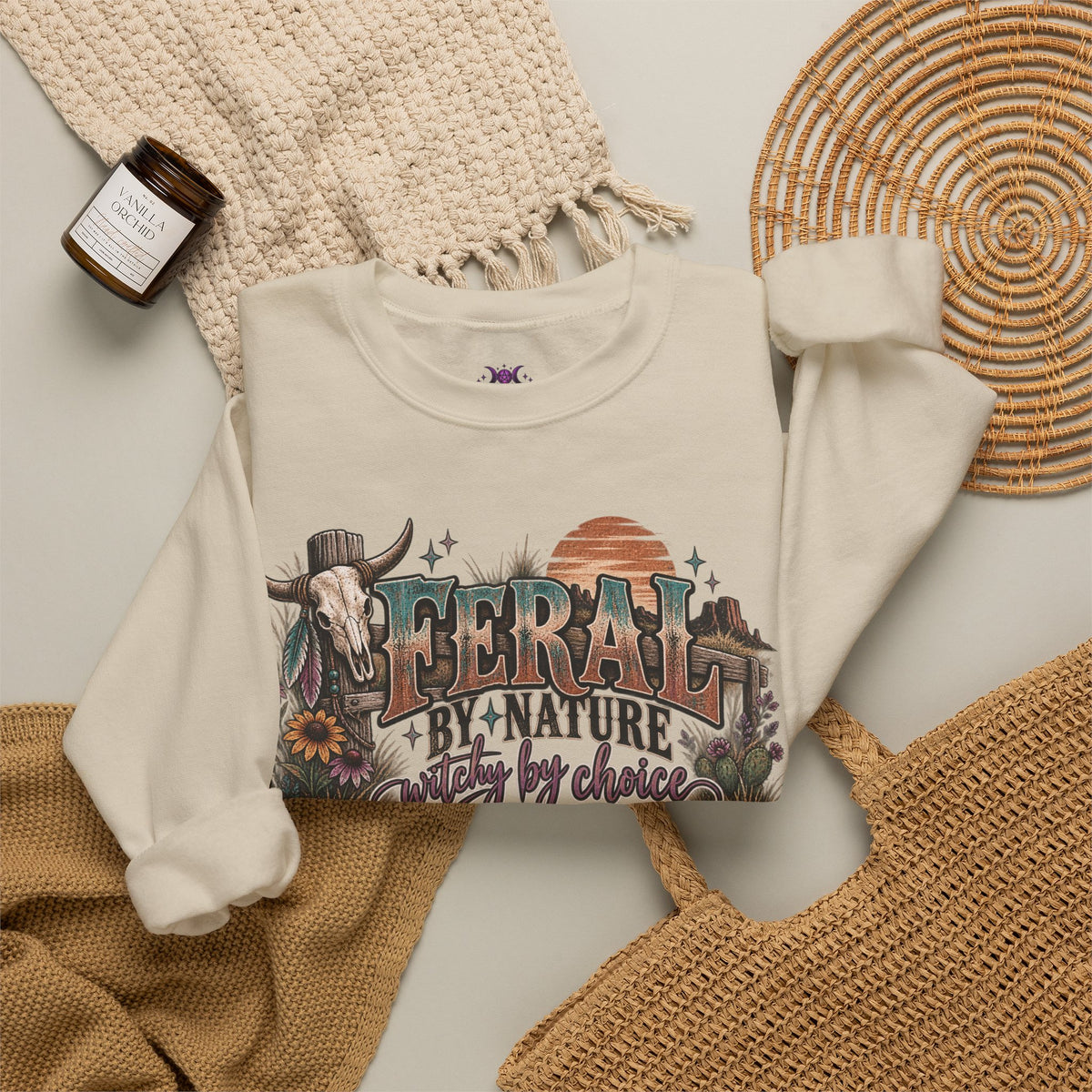 Feral by Nature Witchy by Choice Sweatshirt