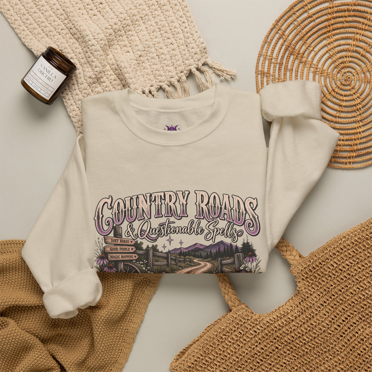 Country Roads & Questionable Spells Sweatshirt