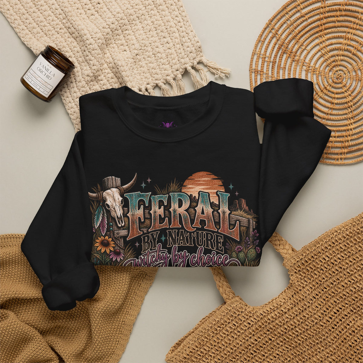 Feral by Nature Witchy by Choice Sweatshirt