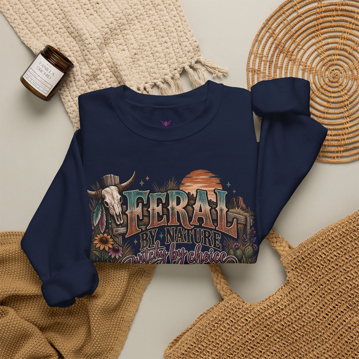 Feral by Nature Witchy by Choice Sweatshirt
