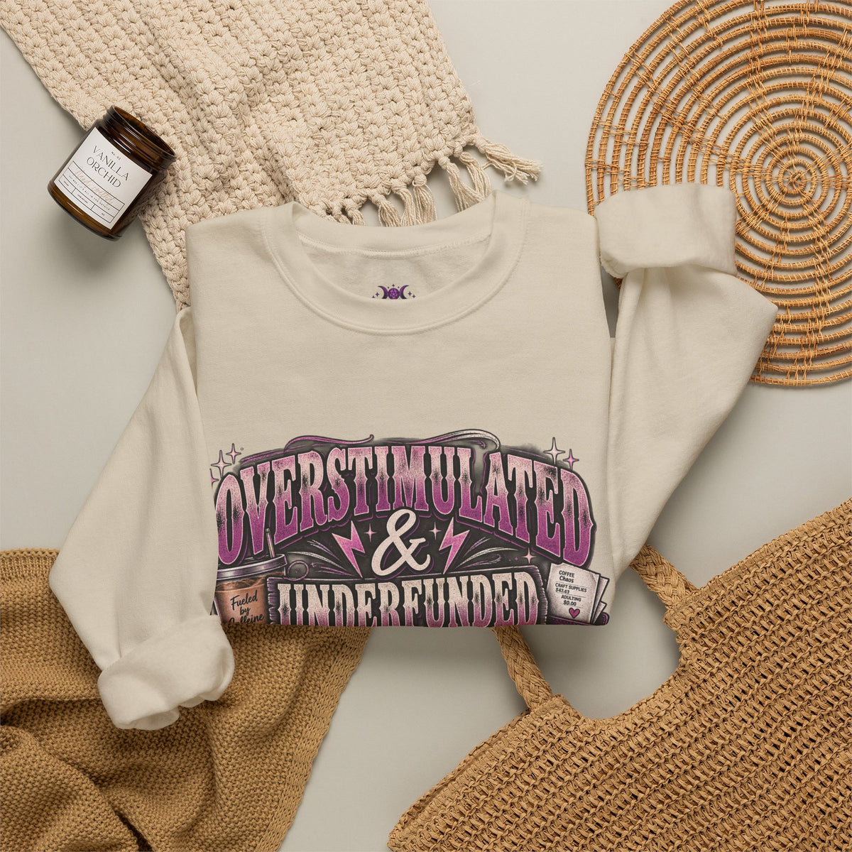 Overstimulated & Underfunded Sweatshirt