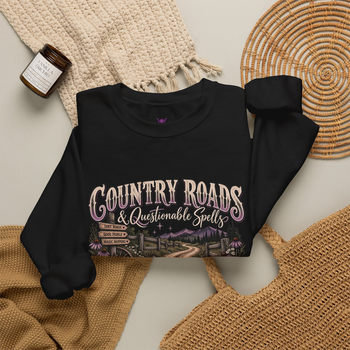 Country Roads & Questionable Spells Sweatshirt